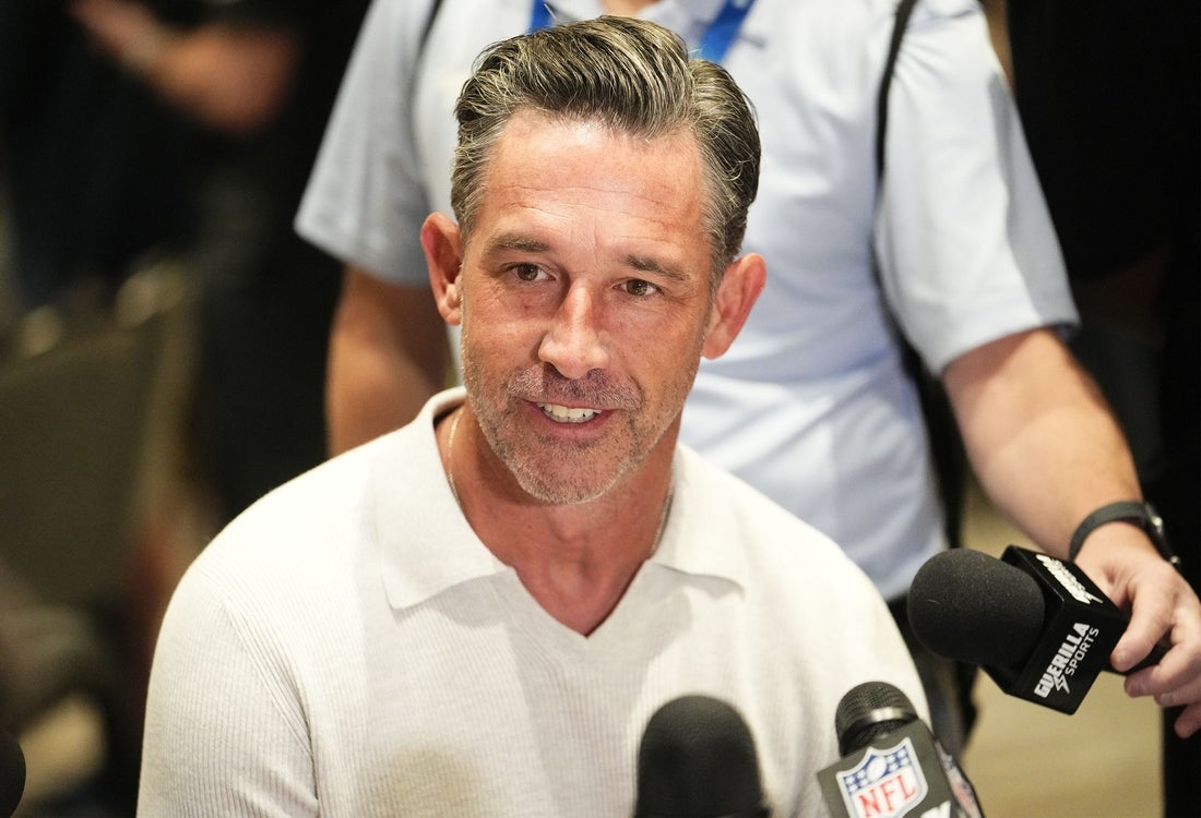 49ers' Kyle Shanahan to be limited in camp after serious car crash - Field  Level Media - Professional sports content solutions | FLM