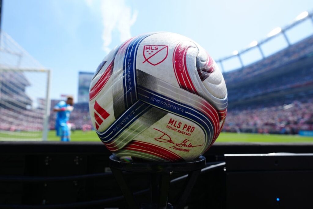 mls soccer ball general view rapids