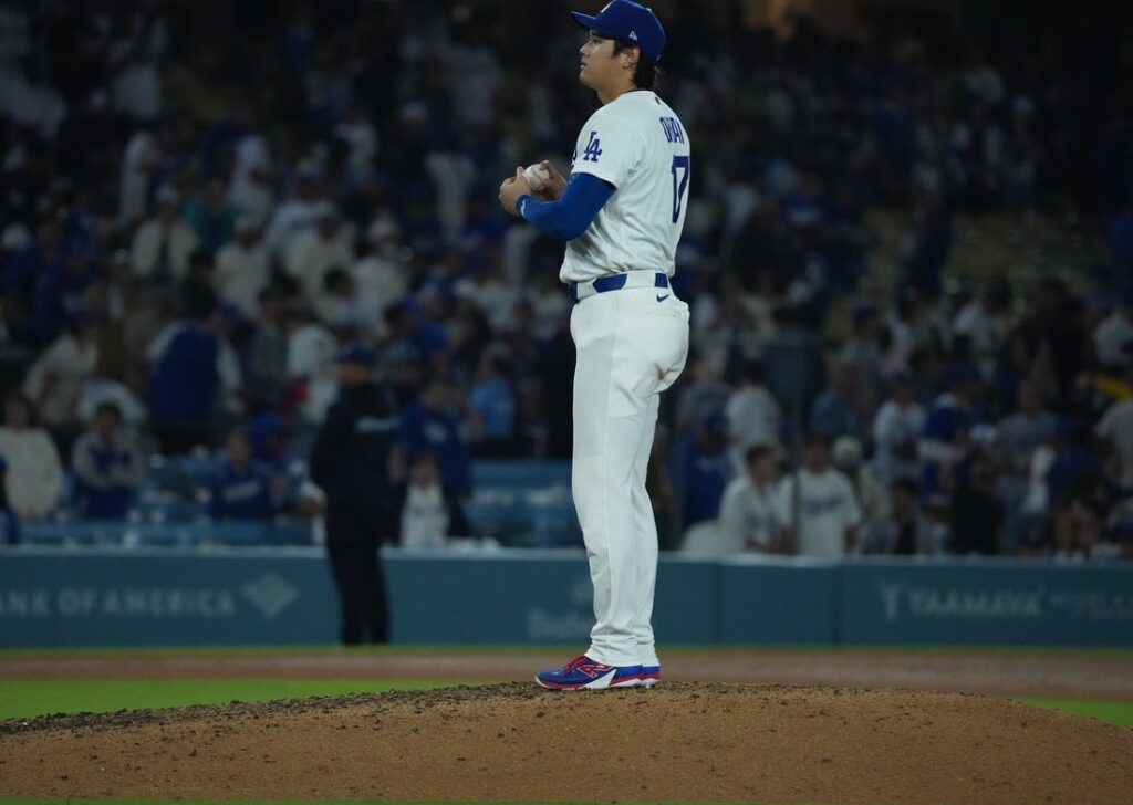Shohei Ohtani mound