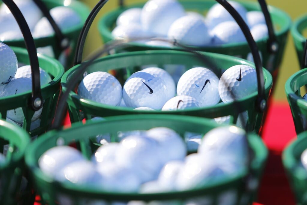 golf balls general view