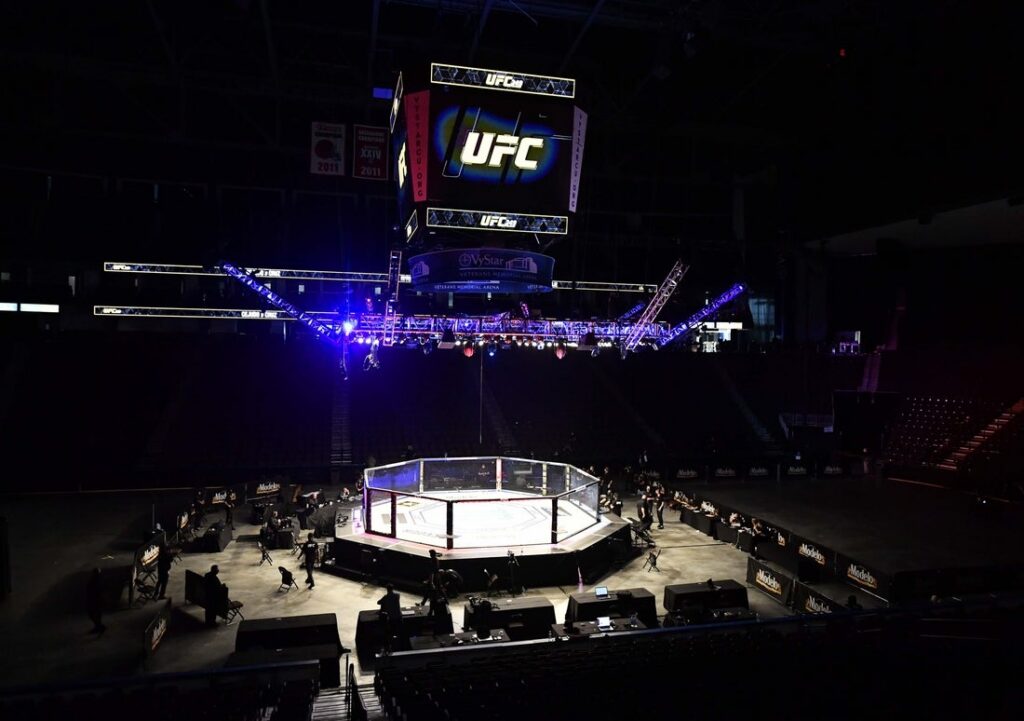 UFC octagon general view