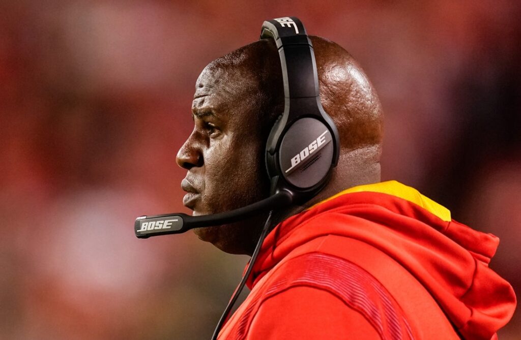 chiefs bieniemy arrowhead