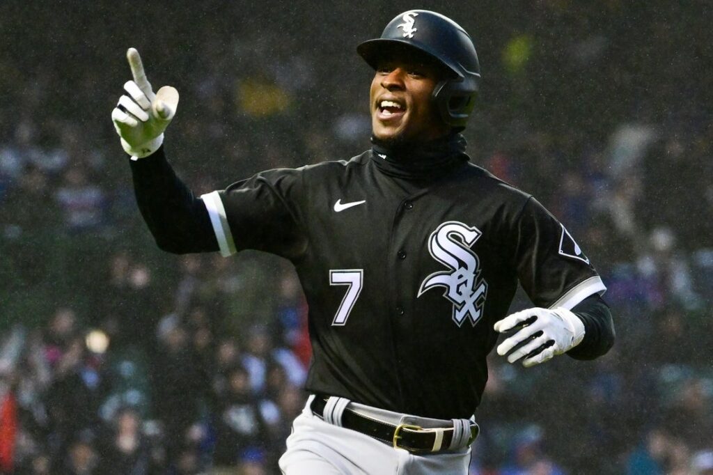 White Sox Tim Anderson reacts