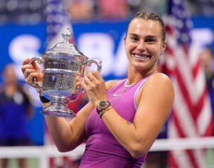sabalenka u.s. open trophy