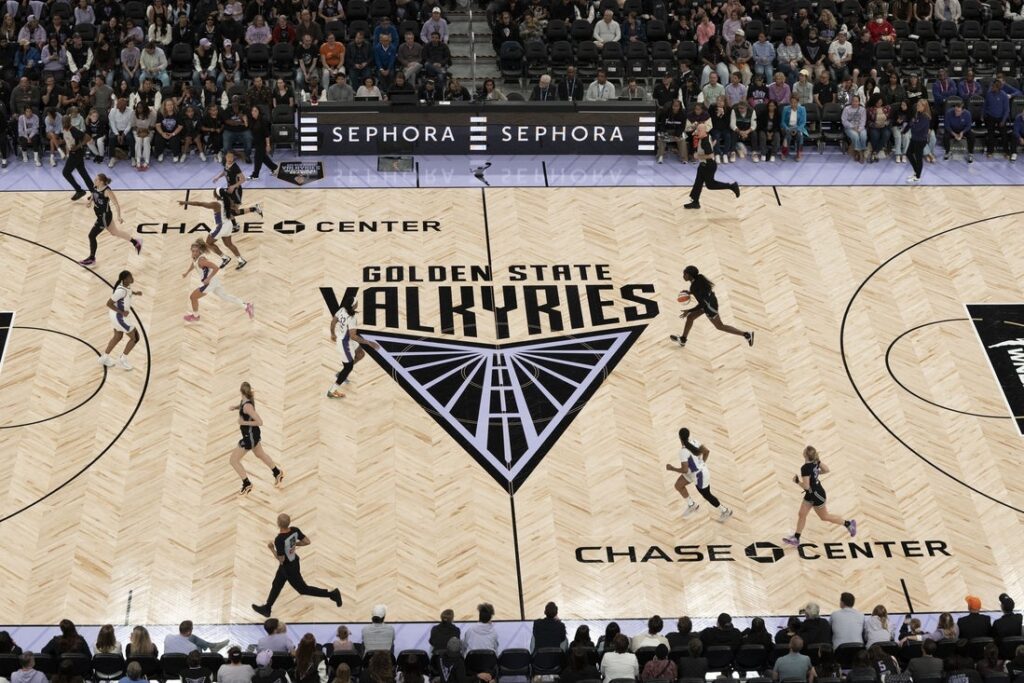 chase center general view valkyries