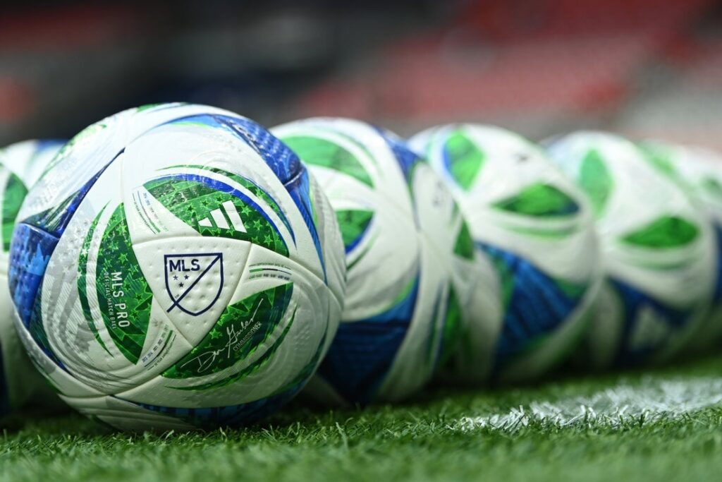 mls soccer ball general view