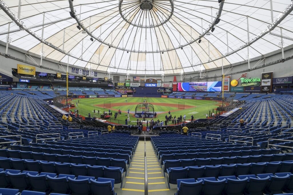 tropicana field general view