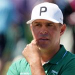 Gary Woodland reacts