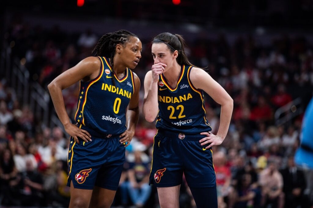 caitlin clark, kelsey mitchell