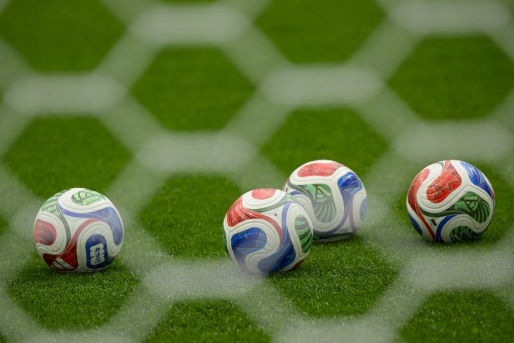 FIFA soccer balls general view