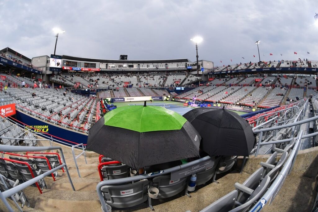 montreal tennis and rain