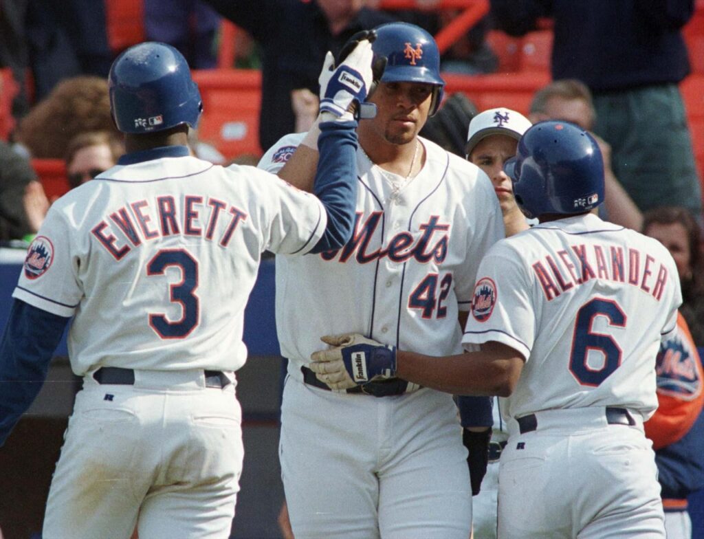 Mets, Butch, Huskey, Everett, Alexander, New York, 1997
