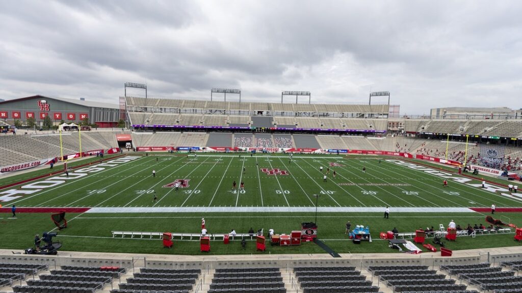 generic ncaa football shot