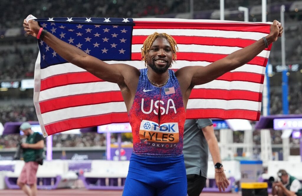 Noah Lyles, 100 meters