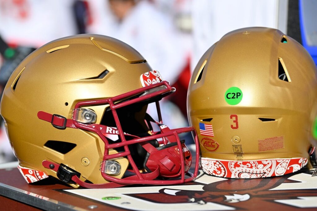 football helmet boston college