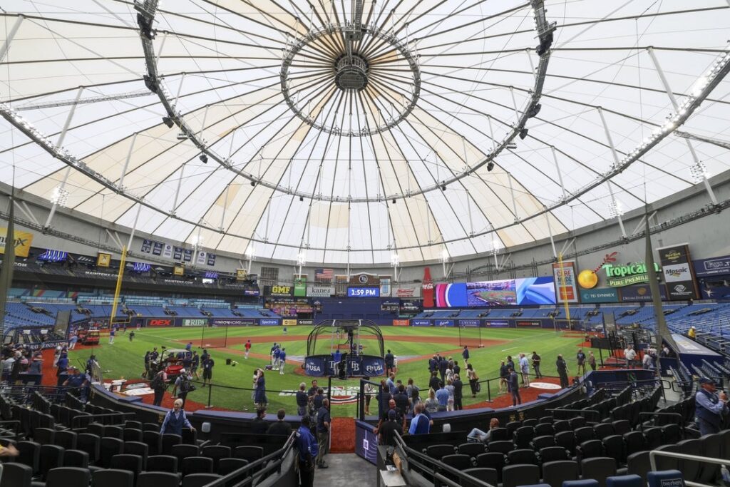 tropicana field, view
