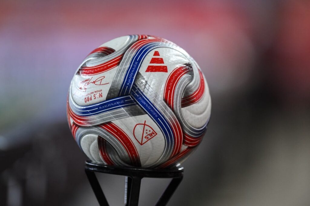 mls soccer balls general view