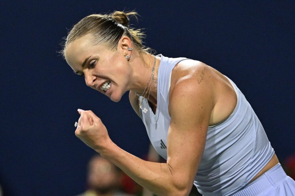 elina svitolina react