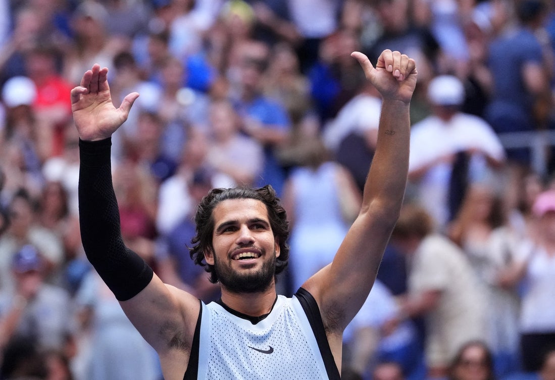 Alkaras AQSh ochiq chempionati chorak finalida! 🎾