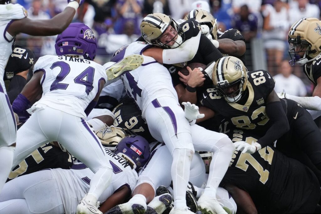 Saints, Ravens