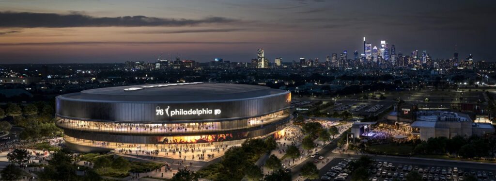 76ers, Flyers, Sixers, Arena, renderings