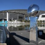 Super bowl trophy general view lombardi