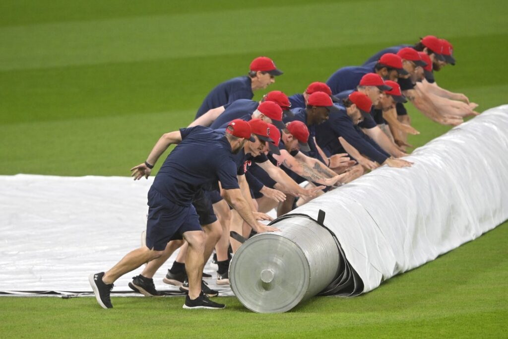 Cleveland Guardians tarp