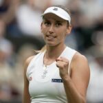 elise mertens react