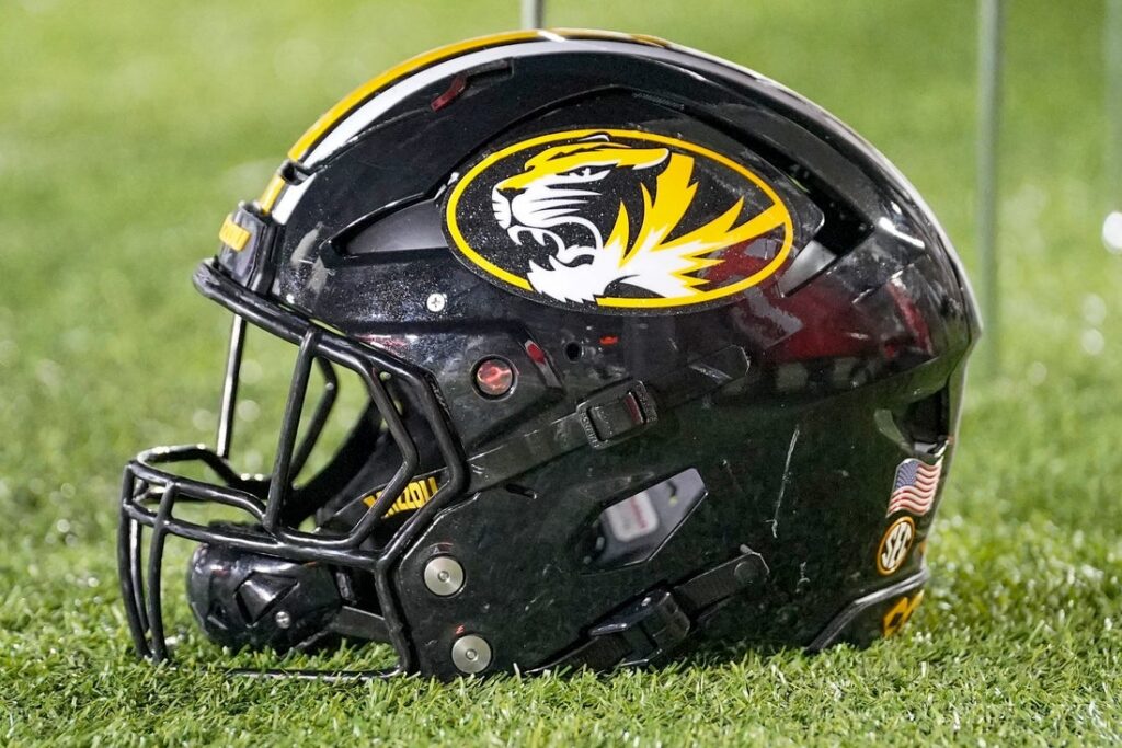 missouri tigers football helmet