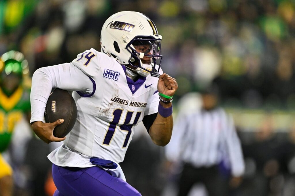 james madison football quarterback