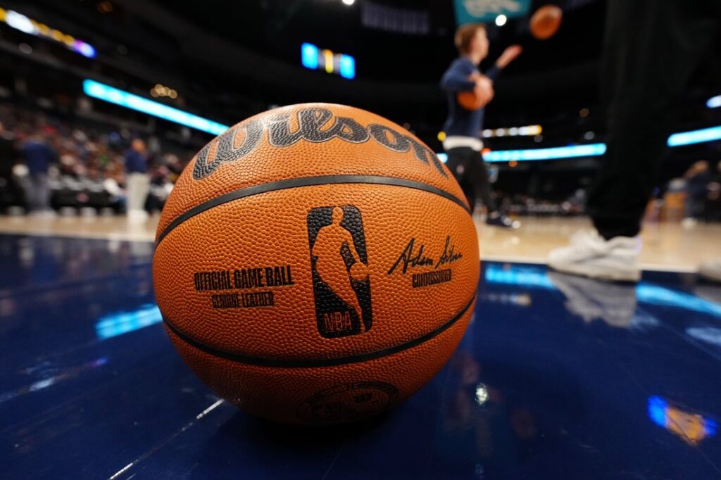nba basketballs wilson general view