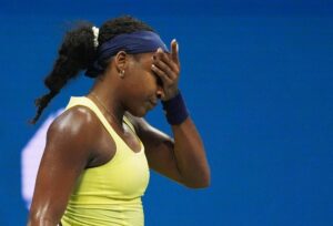 coco gauff react
