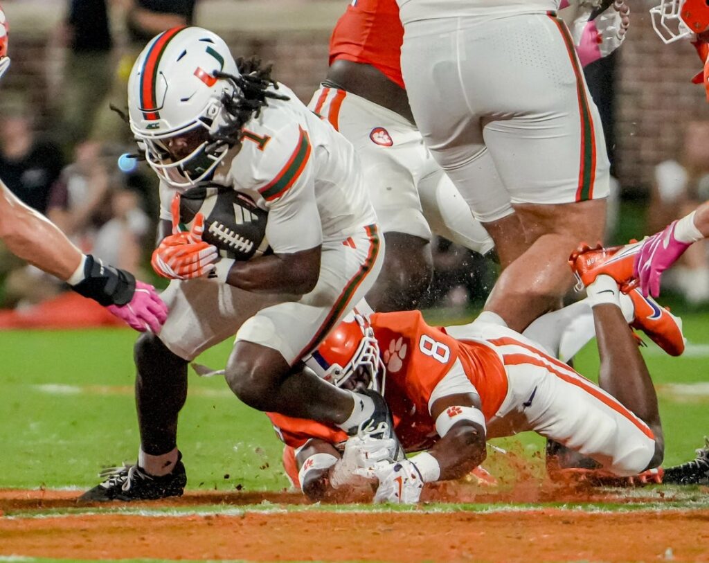 Miami, Clemson
