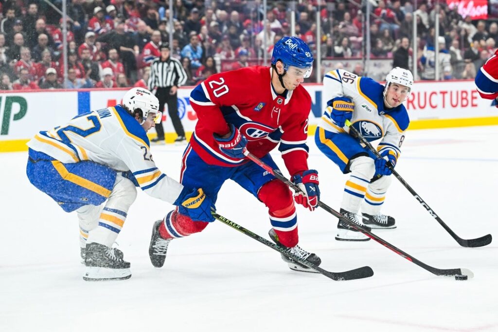 sabres, canadiens