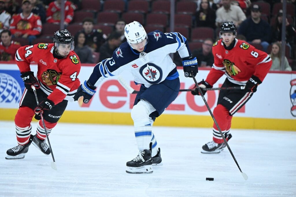 blackhawks jets