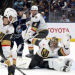 blue jackets, golden knights