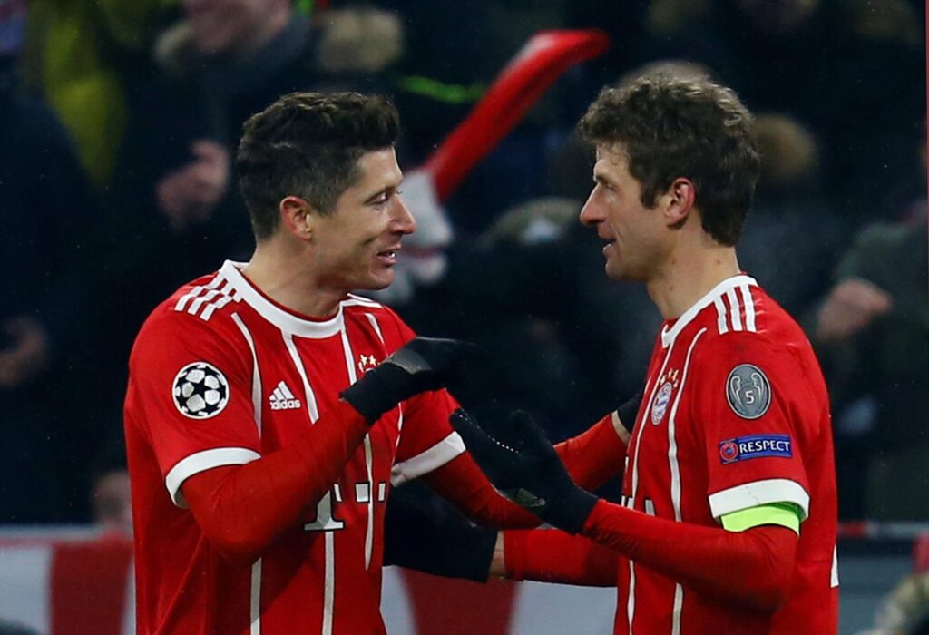 Lewandowski, Muller, Bayern, Munich, Champions League